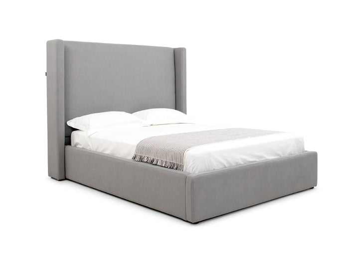 Byrne  Modern Grey Fabric Bed