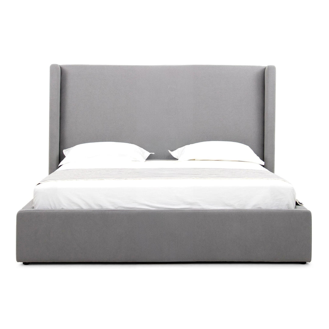 Byrne - Modern Grey Fabric Bed