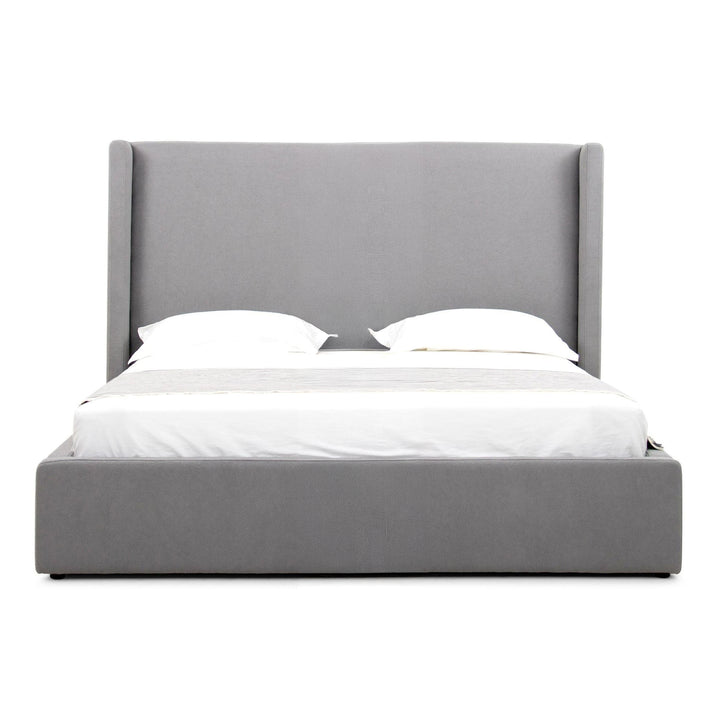 Byrne  Modern Grey Fabric Bed