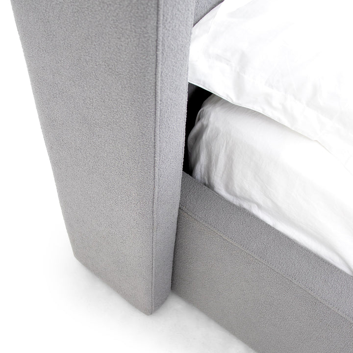Byrne - Modern Grey Fabric Bed