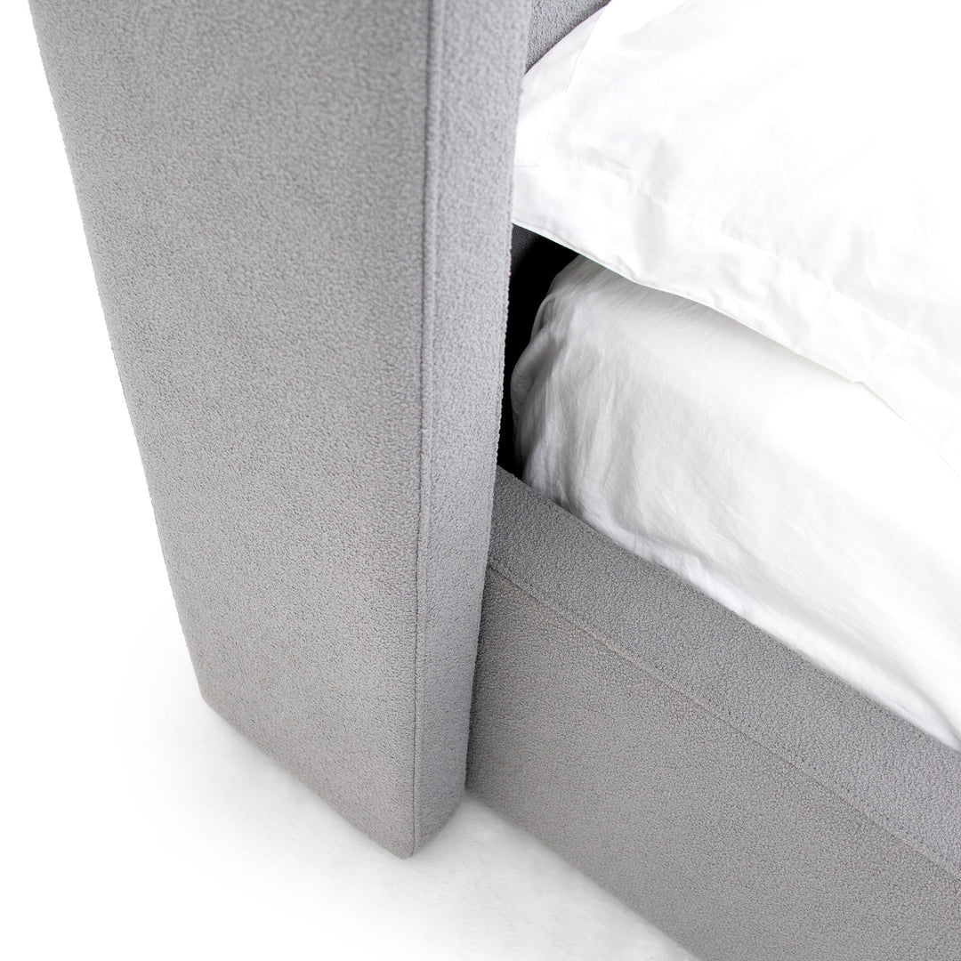 Byrne  Modern Grey Fabric Bed