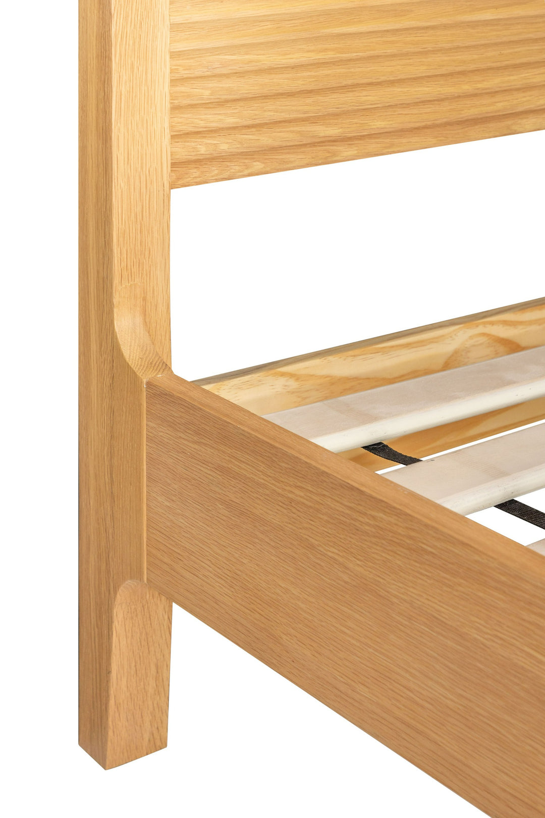 Seattle - Modern Natural Oak Bed