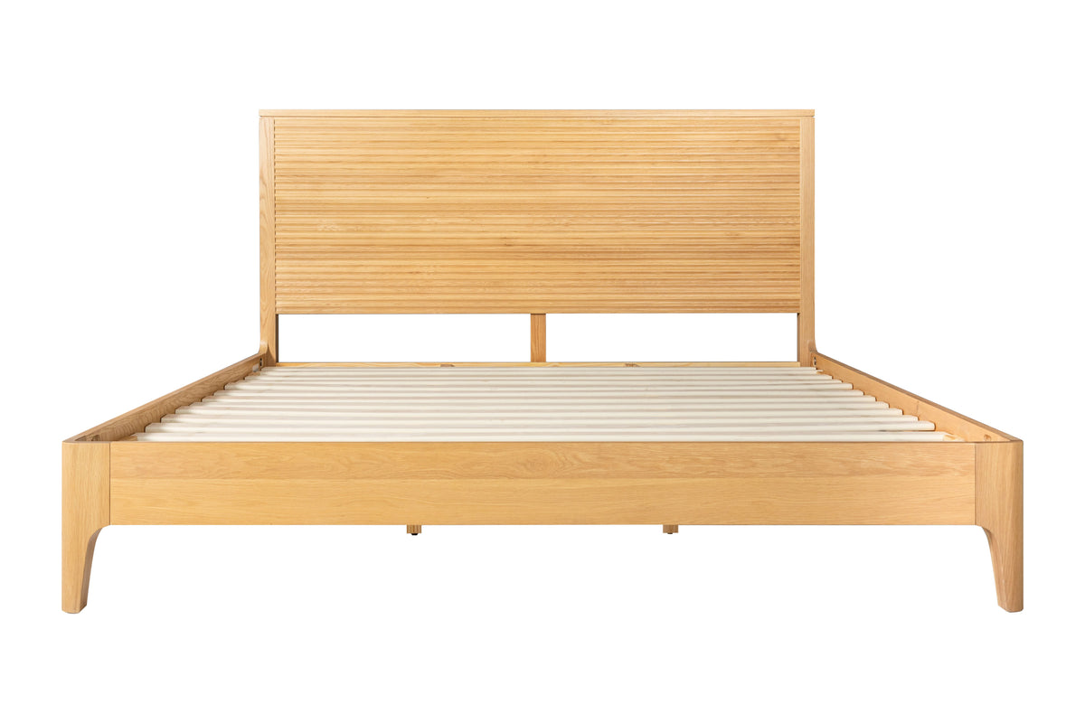 Queen Seattle - Modern Natural Oak Bed
