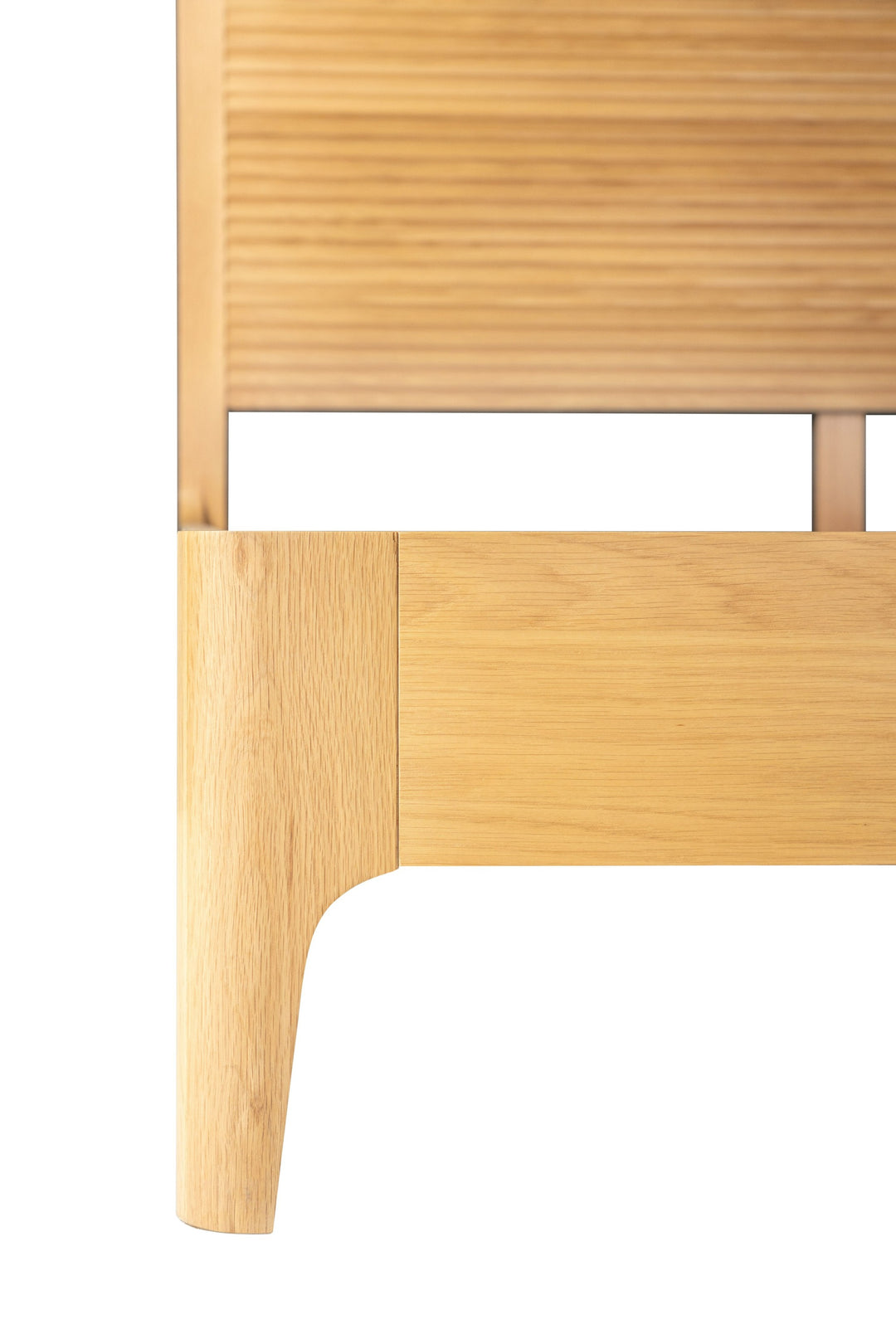 Seattle - Modern Natural Oak Bed