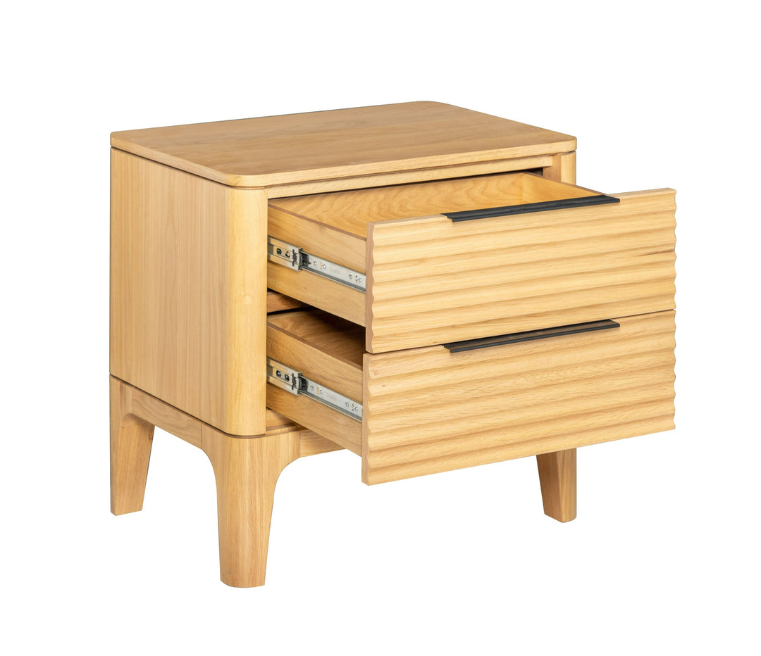 Seattle - Modern Natural Oak Nightstand