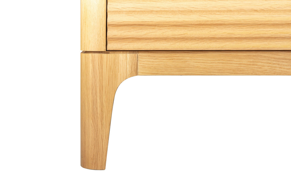 Seattle - Modern Natural Oak Nightstand - View 8