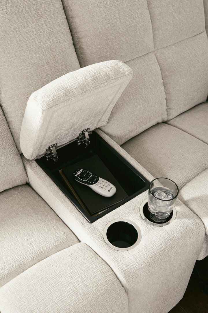 Orlen Reclining Loveseat with Console - Winter (7)