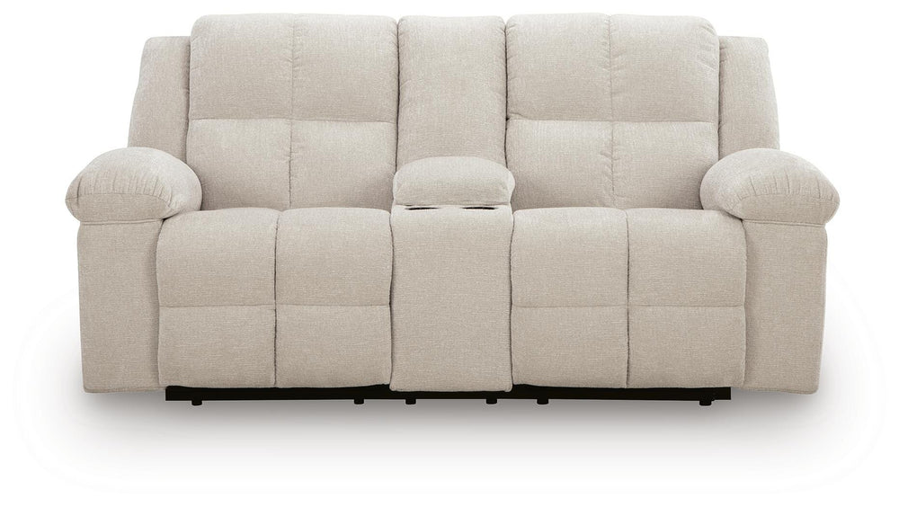 Orlen Reclining Loveseat with Console - Winter (4)