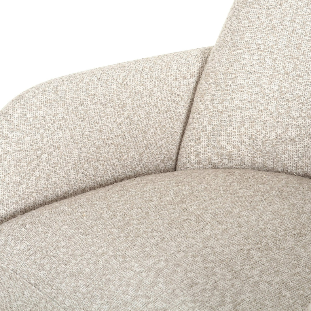 Cando - Modern Beige Fabric Dining Chair