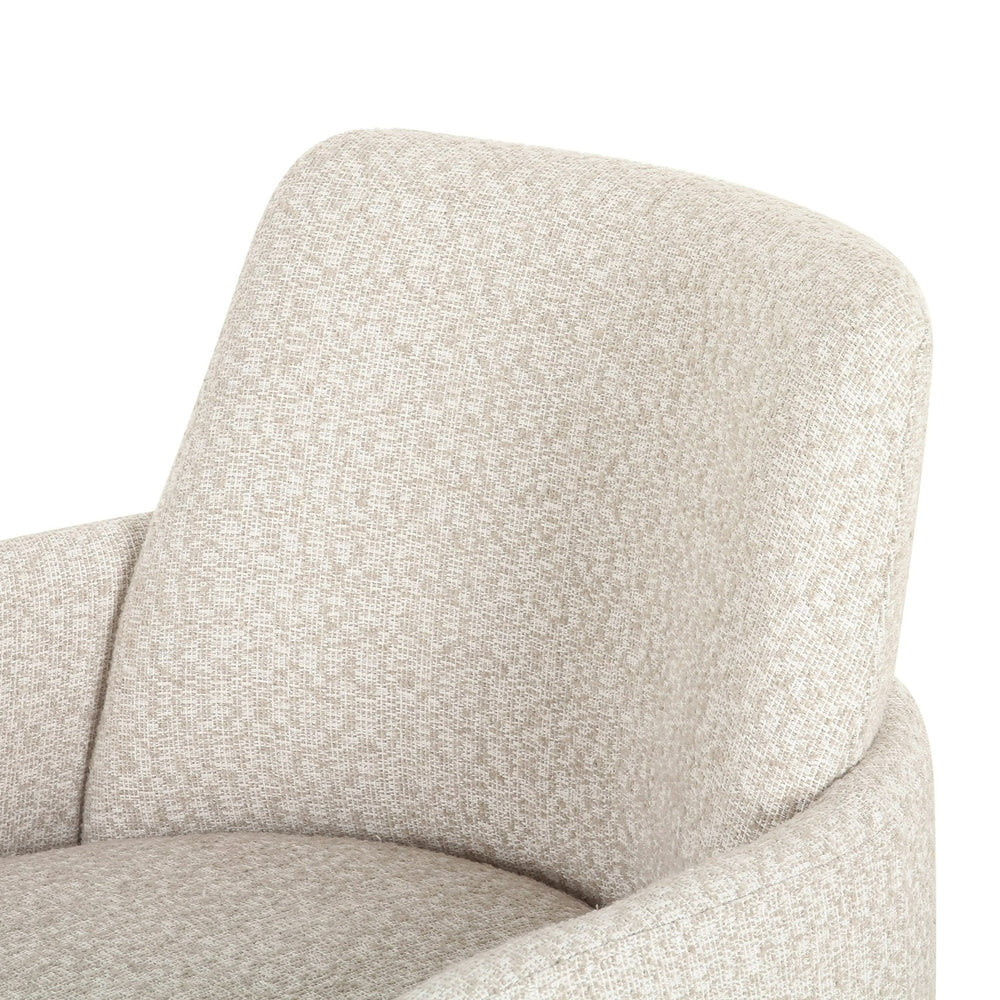 Cando - Modern Beige Fabric Dining Chair - View 5