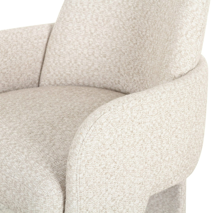 Cando - Modern Beige Fabric Dining Chair