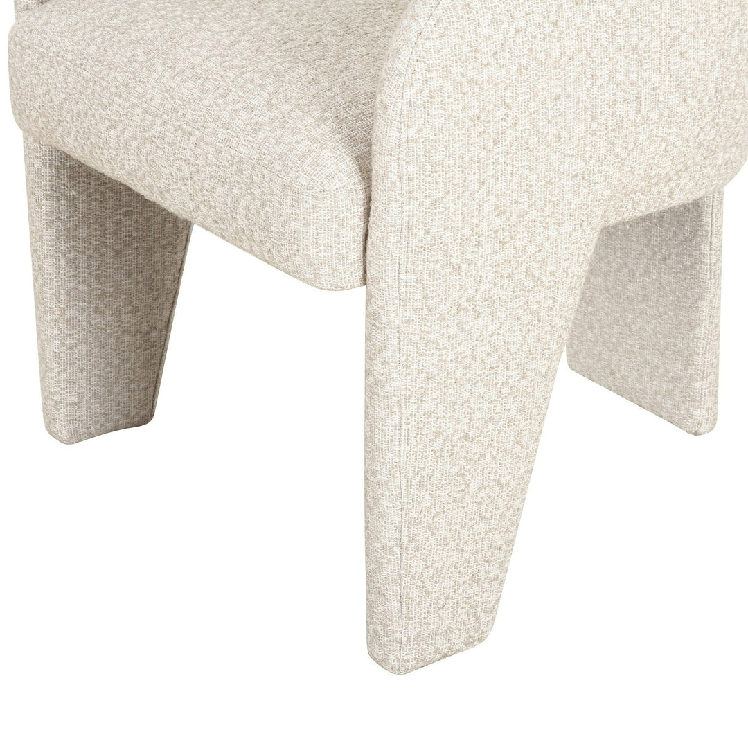 Cando - Modern Beige Fabric Dining Chair