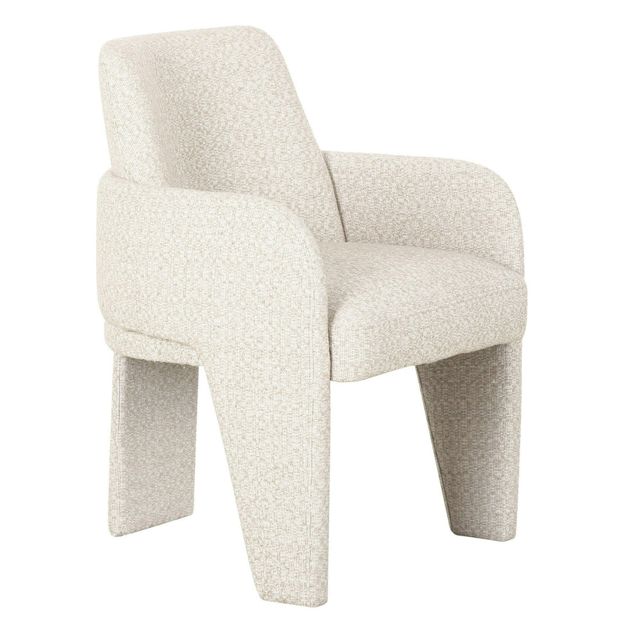 Cando - Modern Beige Fabric Dining Chair