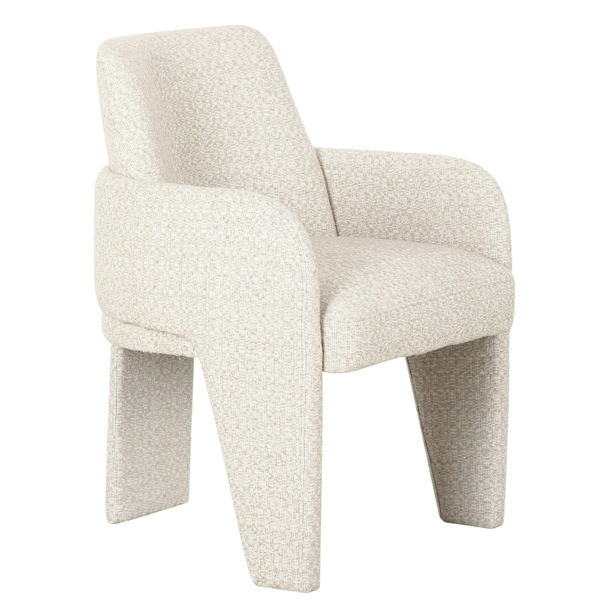 Cando - Modern Beige Fabric Dining Chair