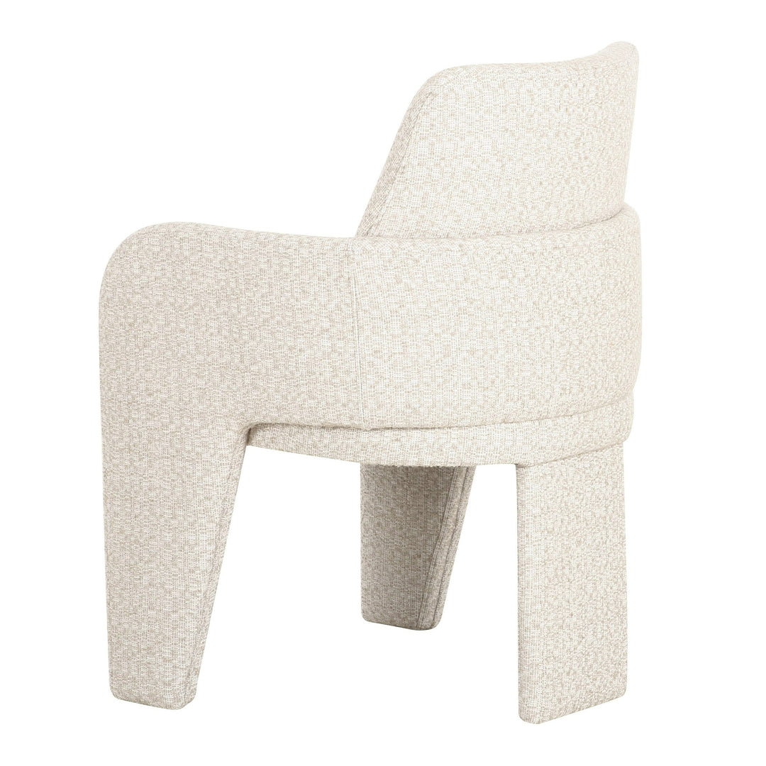 Cando - Modern Beige Fabric Dining Chair
