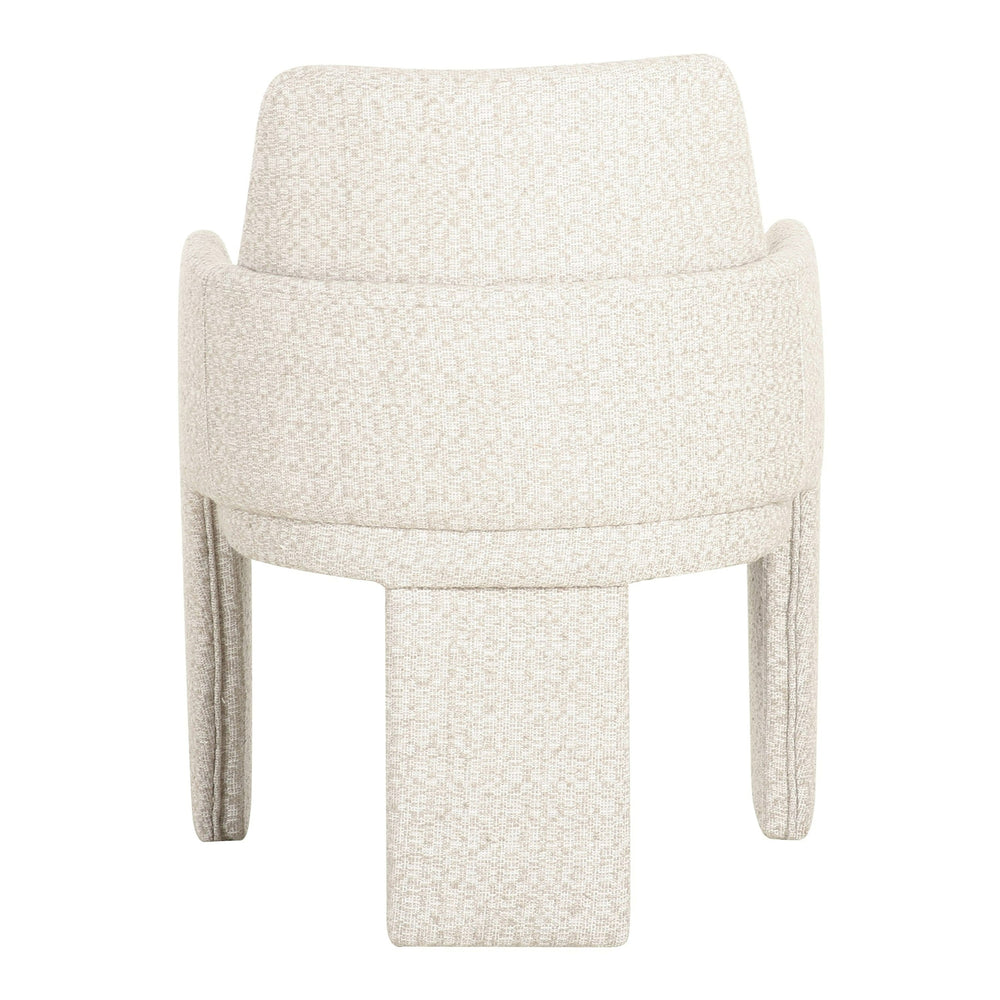 Cando - Modern Beige Fabric Dining Chair - View 4