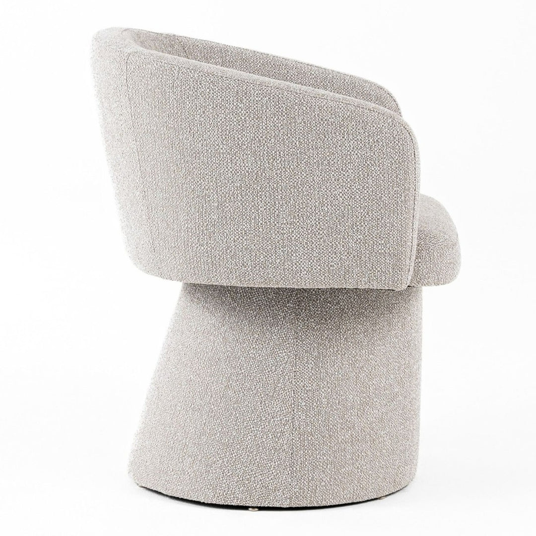 Linton - Modern Light Grey Fabric Dining Chair