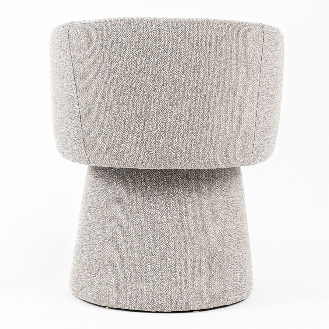 Linton  Modern Light Grey Fabric Dining Chair