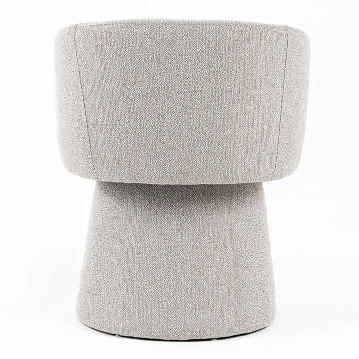 Linton  Modern Light Grey Fabric Dining Chair