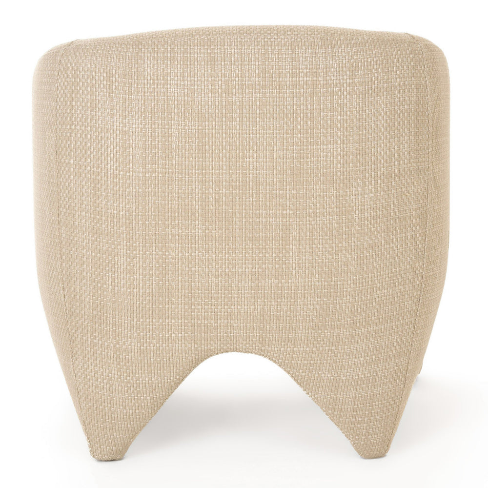 Halton - Modern Beige Fabric Accent Chair - View 6