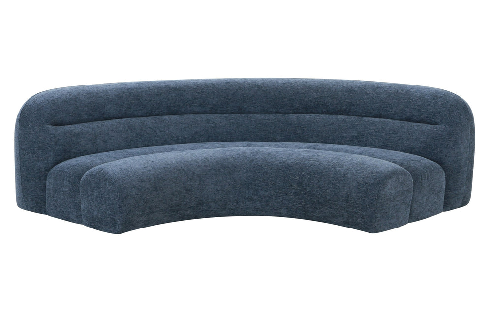 Forman - Modern Blue Fabric Modular Corner Sectional Seat - View 7