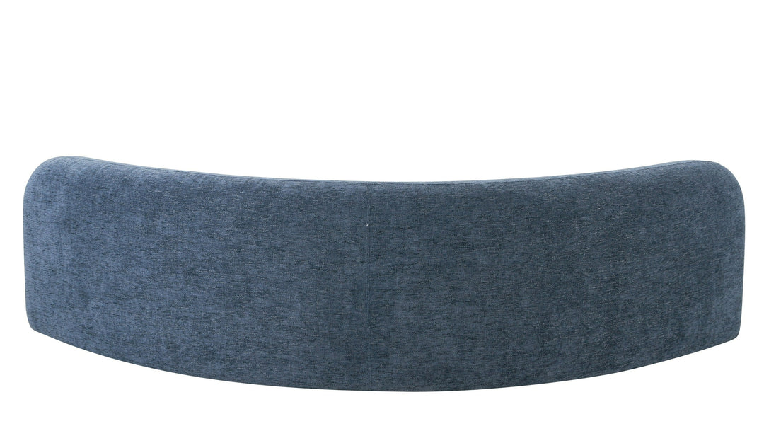 Forman - Modern Blue Fabric Modular Corner Sectional Seat