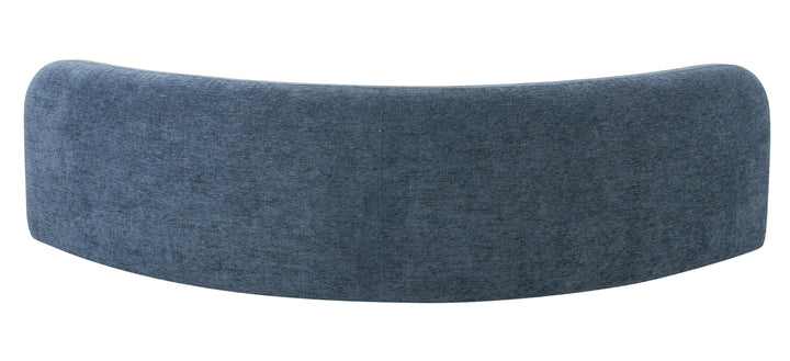 Forman - Modern Blue Fabric Modular Corner Sectional Seat