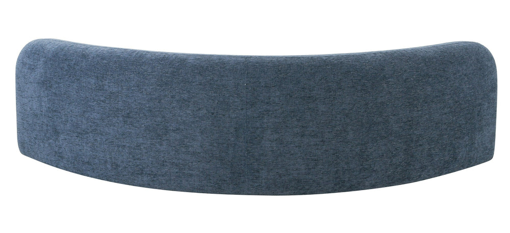 Forman - Modern Blue Fabric Modular Corner Sectional Seat - View 10