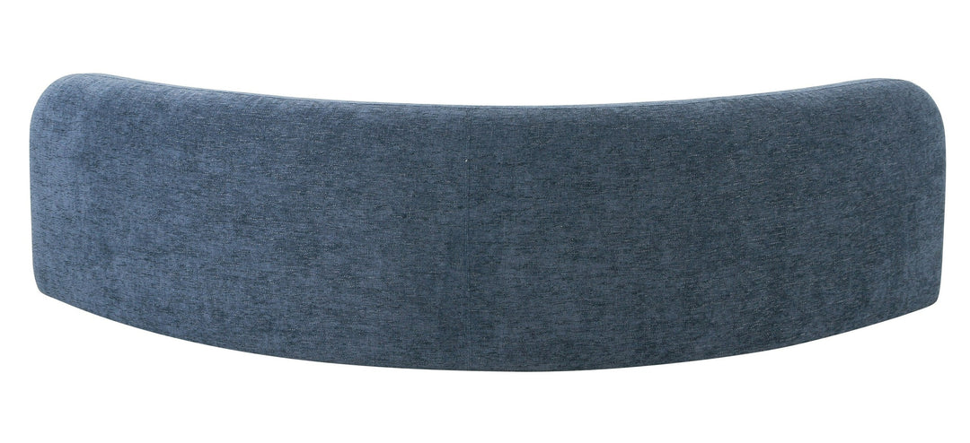 Forman - Modern Blue Fabric Modular Corner Sectional Seat