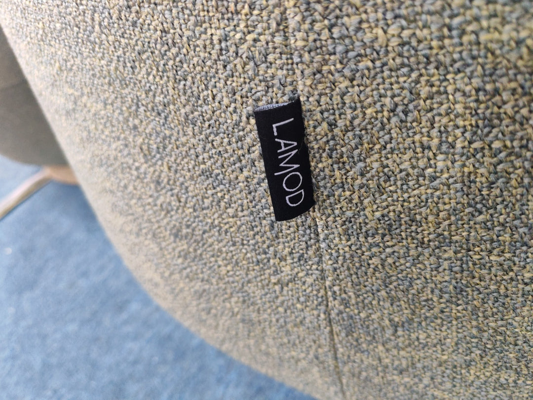 Agatha - Modern Hemp Fabric Swivel Accent Chair