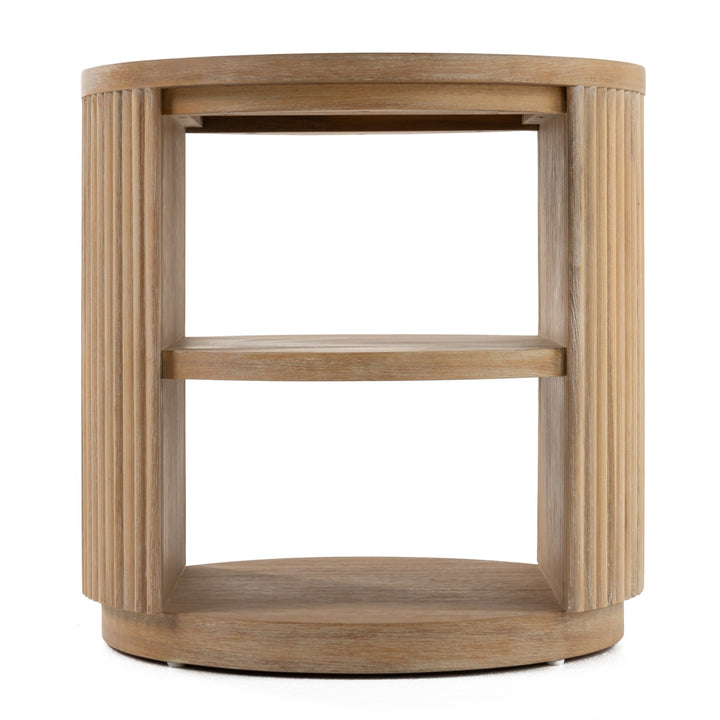 Jacobson - Modern Natural Acacia End Table