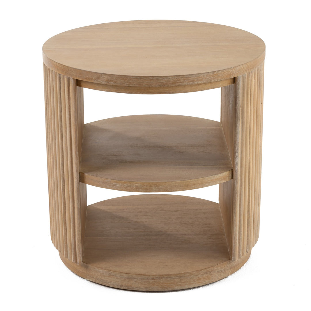Jacobson - Modern Natural Acacia End Table