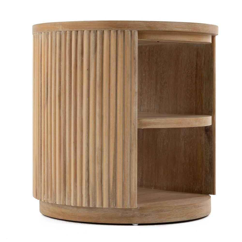 Jacobson - Modern Natural Acacia End Table - View 4