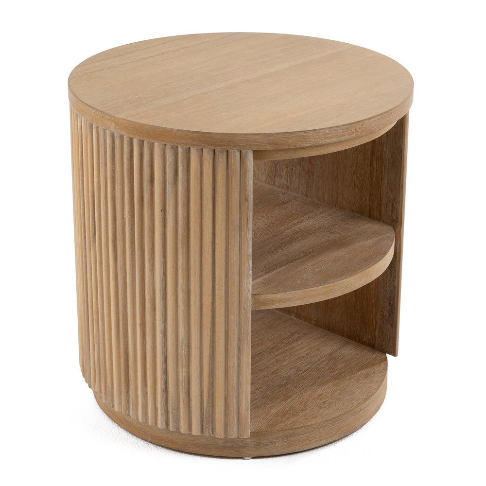Jacobson - Modern Natural Acacia End Table - View 5