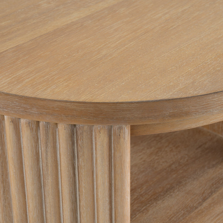 Jacobson - Modern Natural Acacia End Table