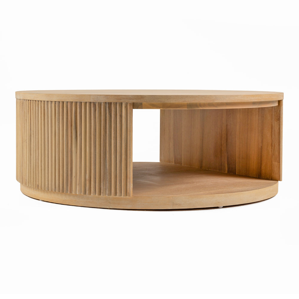 Jacobson - Modern Natural Acacia Coffee Table - View 8