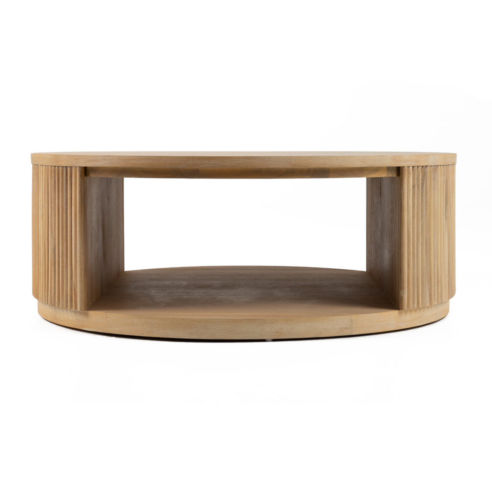 Jacobson - Modern Natural Acacia Coffee Table - View 3