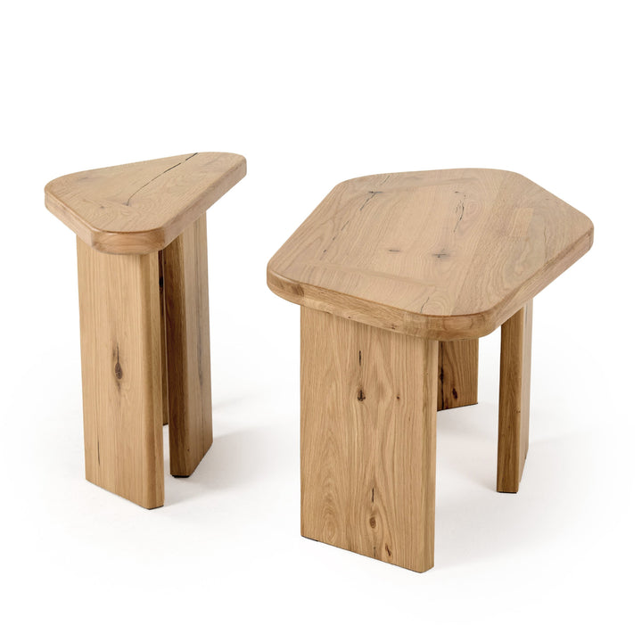 Jack - Modern Natural Wood Coffee Table Set