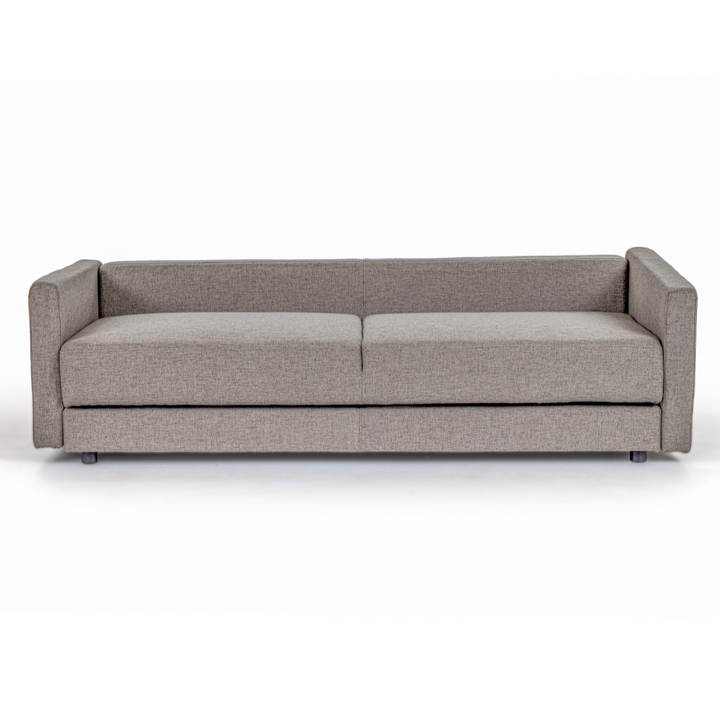 Fredonia Modern Grey Fabric Sofa Bed w/ Storage
