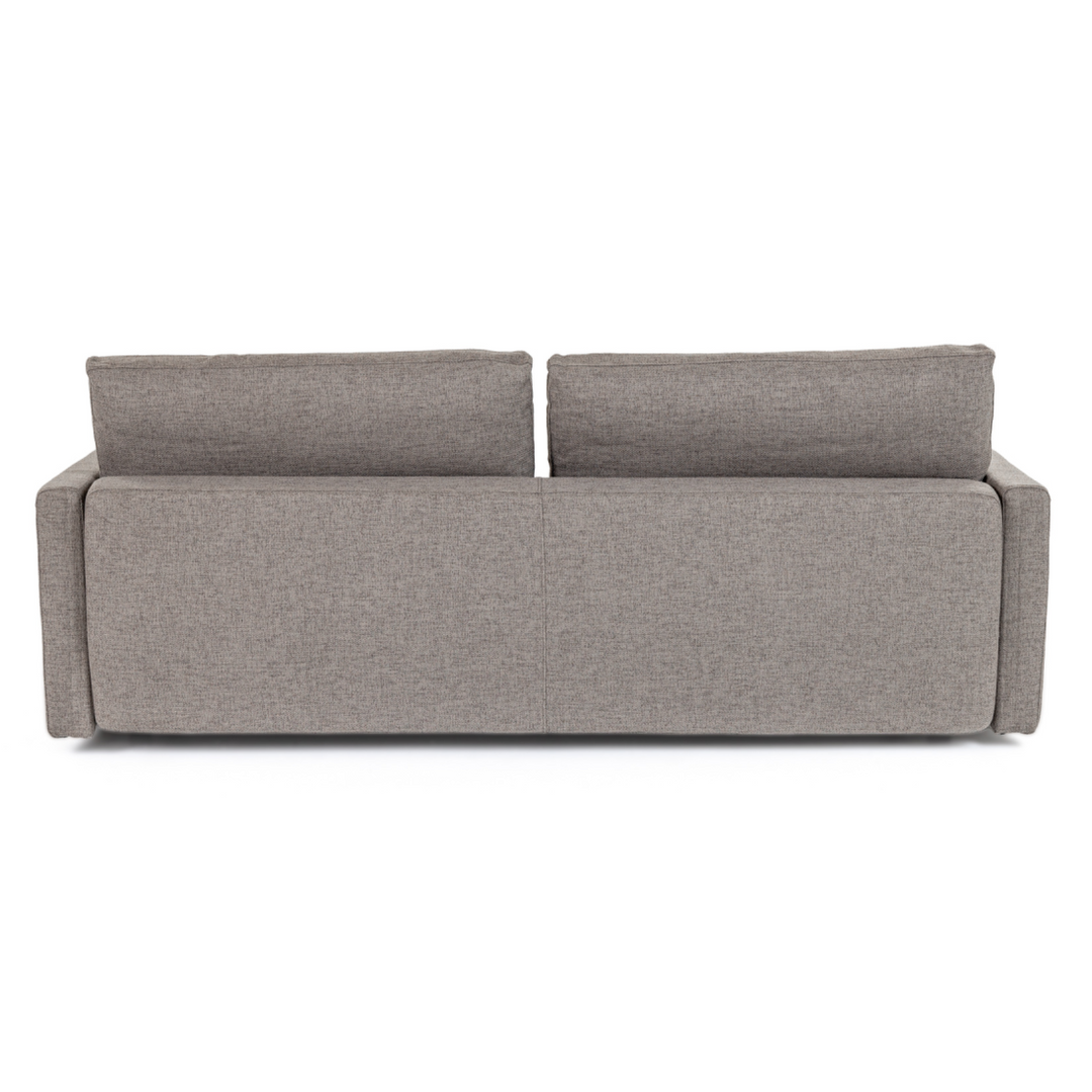 Fredonia Modern Grey Fabric Sofa Bed w/ Storage