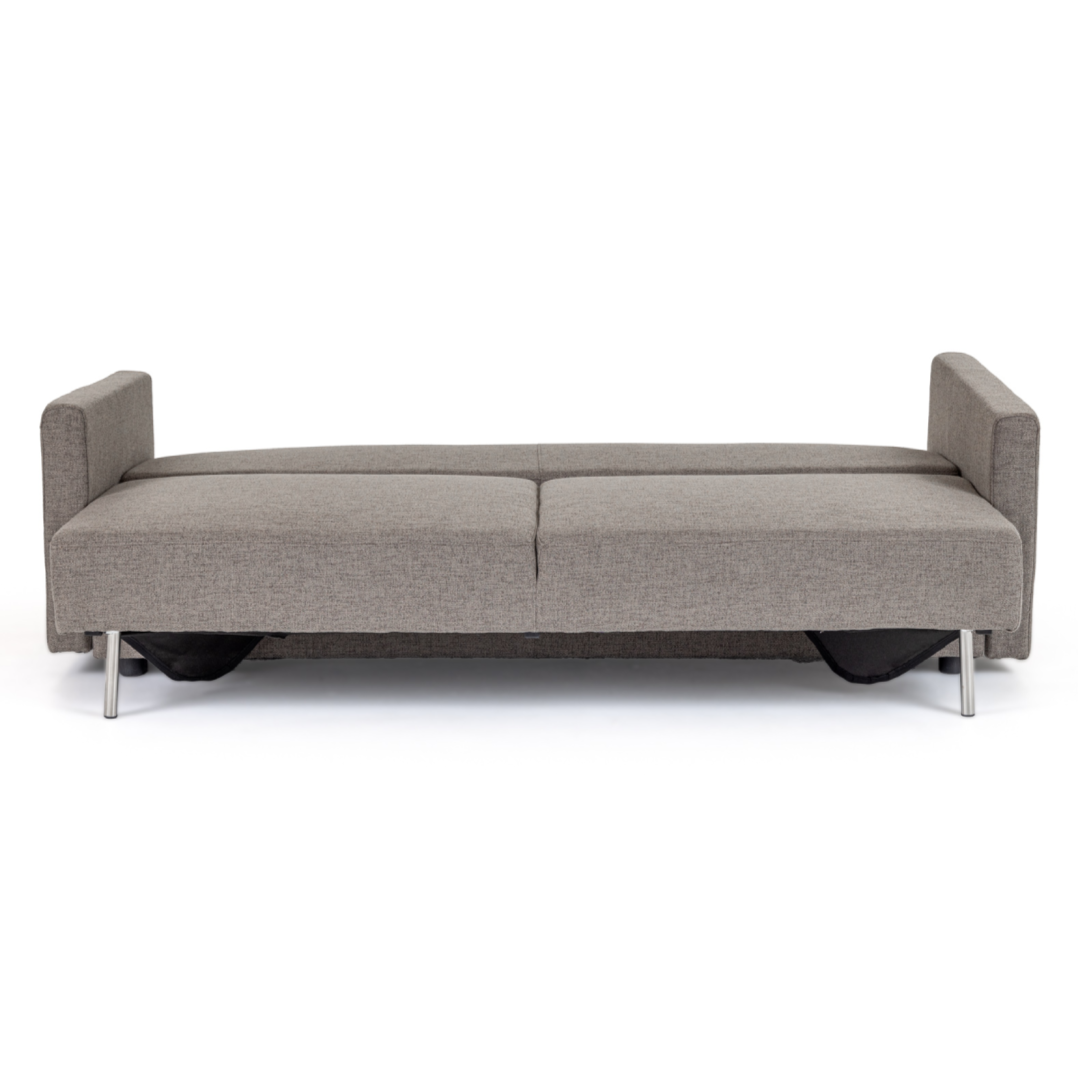 Fredonia Modern Grey Fabric Sofa Bed w/ Storage