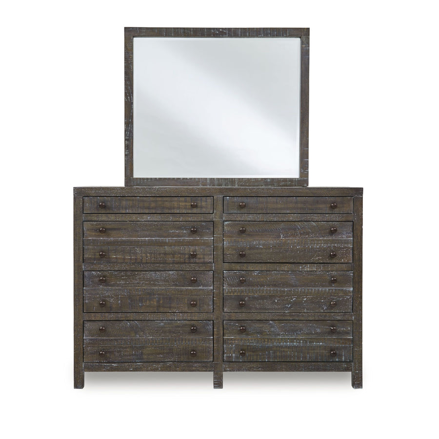 Modus Furniture 8Tr982A Townsend Solid Wood Eight Drawer Dresser In Gunmetal 2024