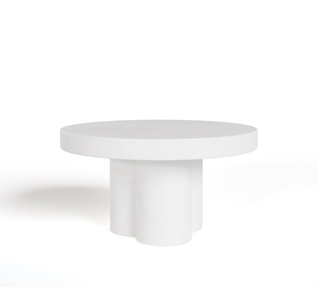 Bruni - Modern White Concrete Coffee Table