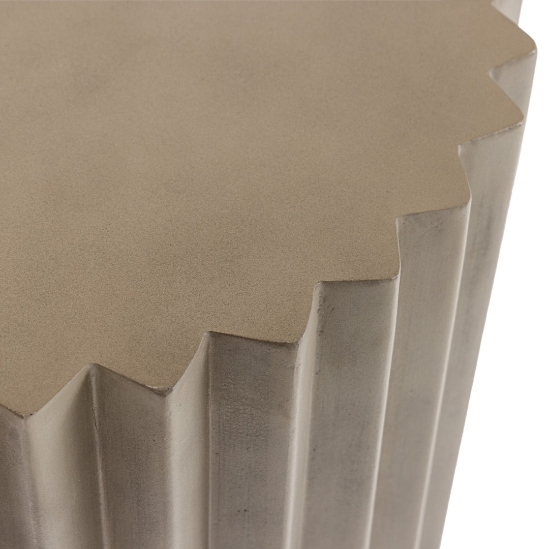 Evadale - Modern Grey Concrete End Table