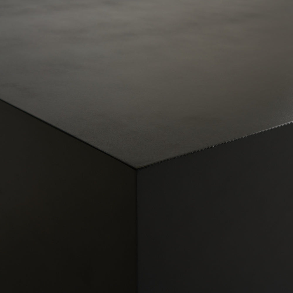 Fresno - Modern Black Concrete Coffee Table - View 6