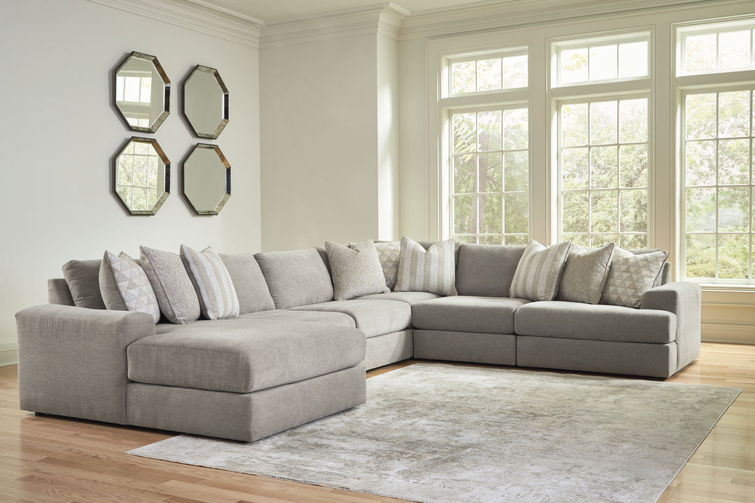 Avaliyah - 6-Piece Sectional With Laf Corner Chaise - Ash by Ashley Furniture product image