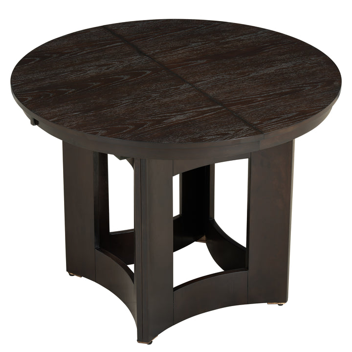 farmhouse-extendable-round-dining-table-set-for-5-with-upholstered-chairs-and-16inch-removable-leaf-espresso-beige