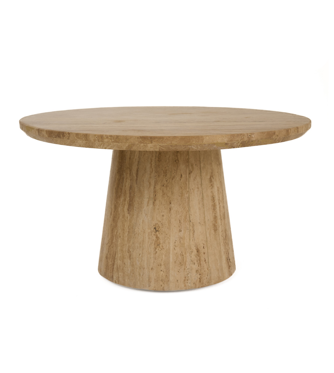 Velma - Modern Travertine Marble Coffee Table