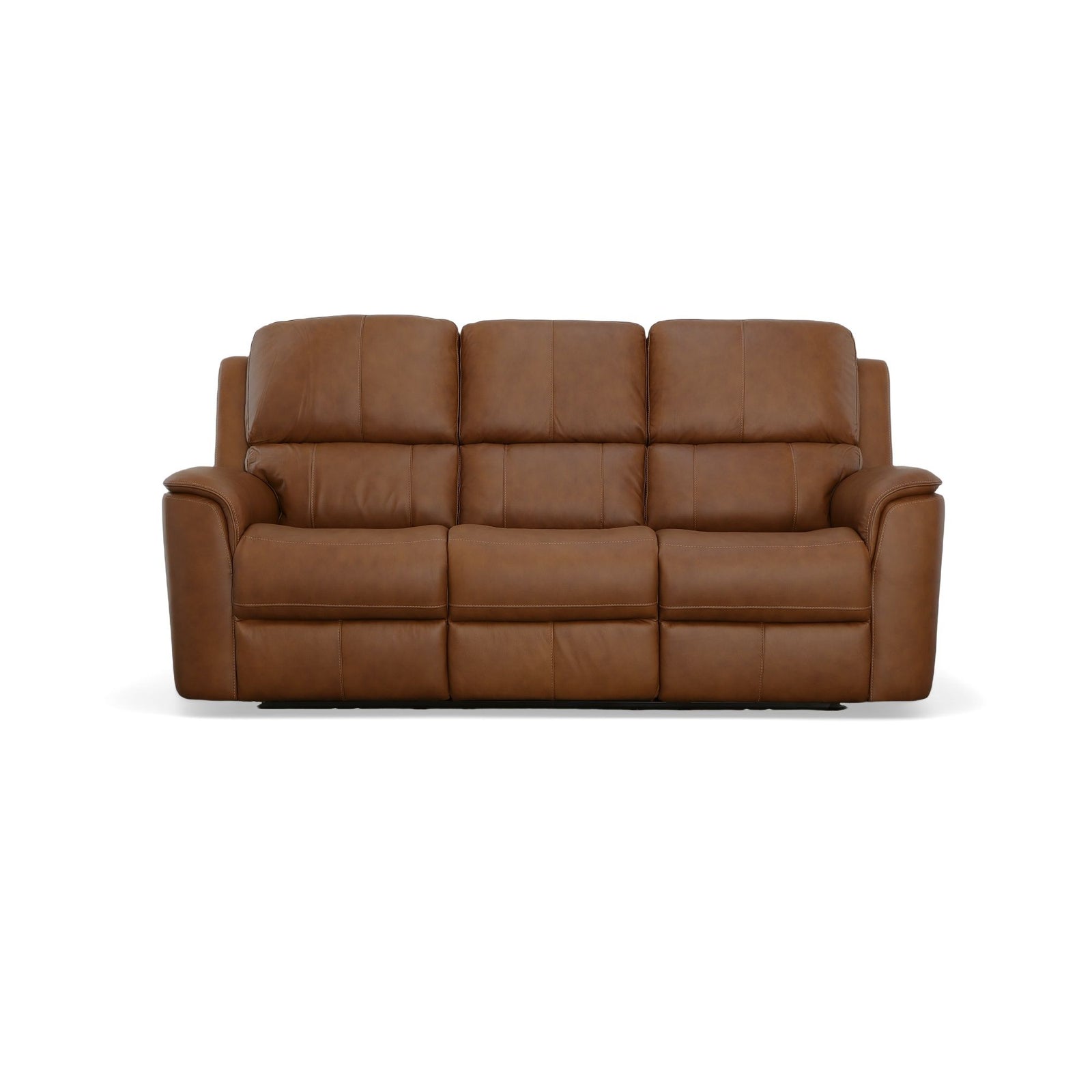 Flexsteel 1041-62PH-94672 Henry  Power Reclining Sofa With Power Headrests & Lumbar  Caramel