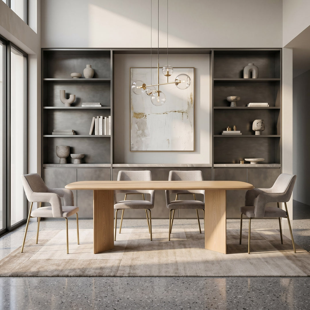 Masuda - Modern Natural Ash Rectangular Dining Table